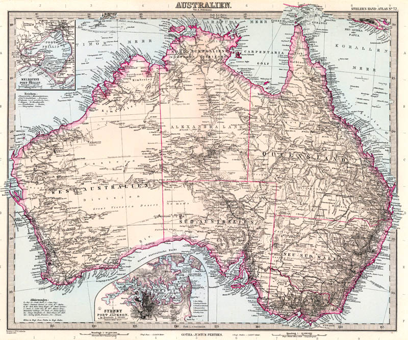 Australië 1891 Stieler